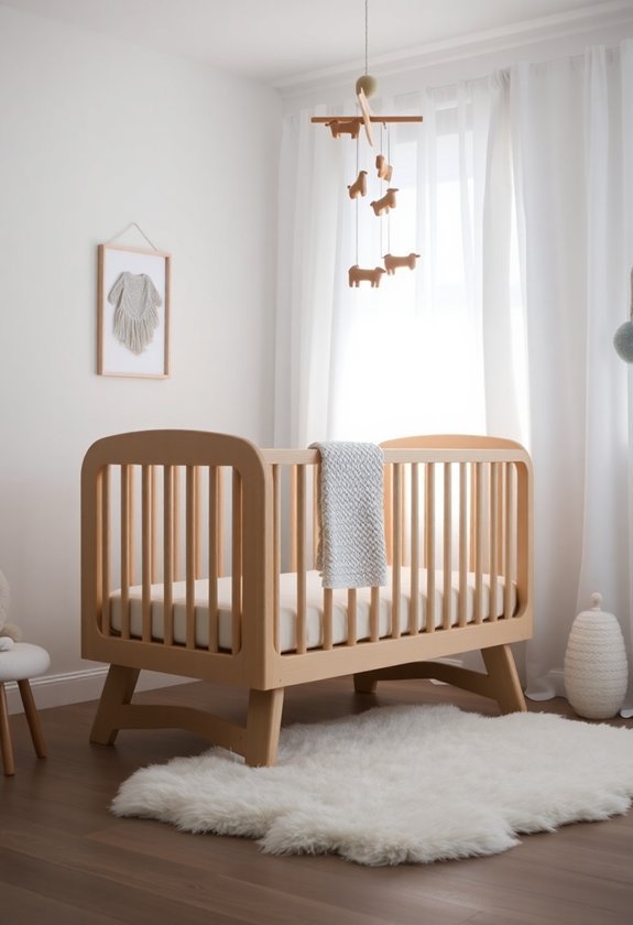 minimalist scandinavian nursery aesthetic