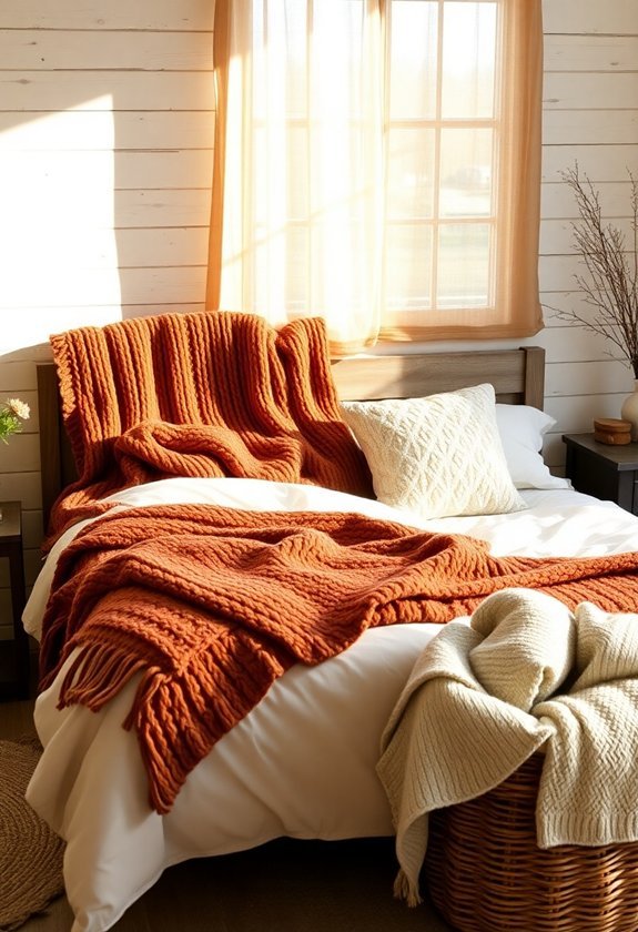 warm and inviting fabrics