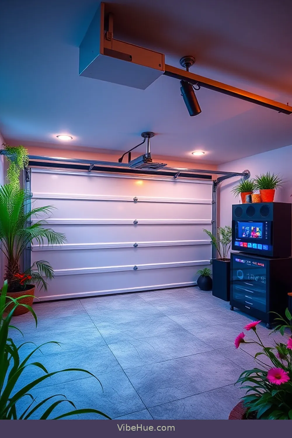 Integrate Smart Technology for 15 Contemporary Design Tips for a Summer Garage Style