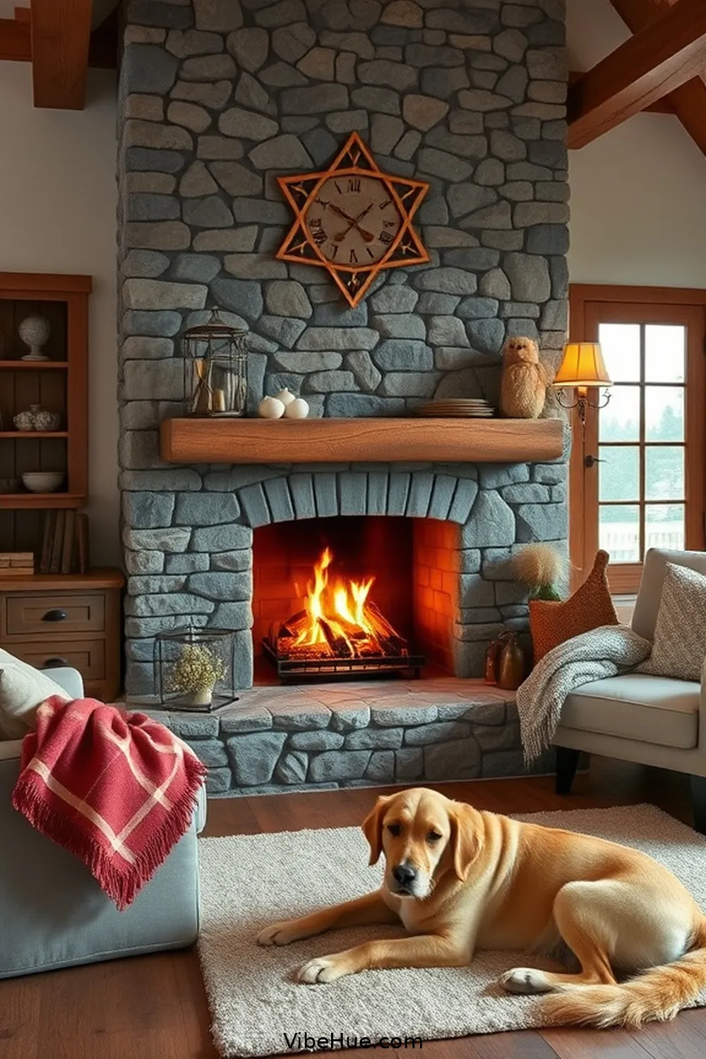 15 Cozy Ideas for a Fall Living Room in Modern Farmhouse Style 10 Create a Focal Point With a Fireplace for 15 Cozy Ideas for a Fall Living Room in Modern Farmhouse Style