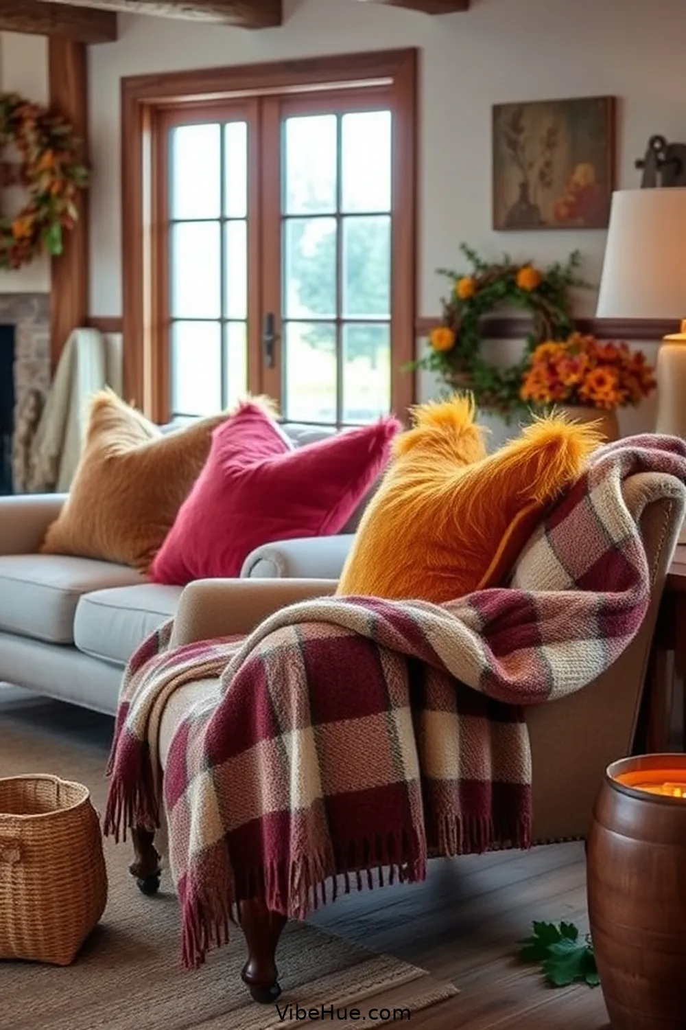15 Cozy Ideas for a Fall Living Room in Modern Farmhouse Style 6 Introduce Seasonal Pillows for 15 Cozy Ideas for a Fall Living Room in Modern Farmhouse Style