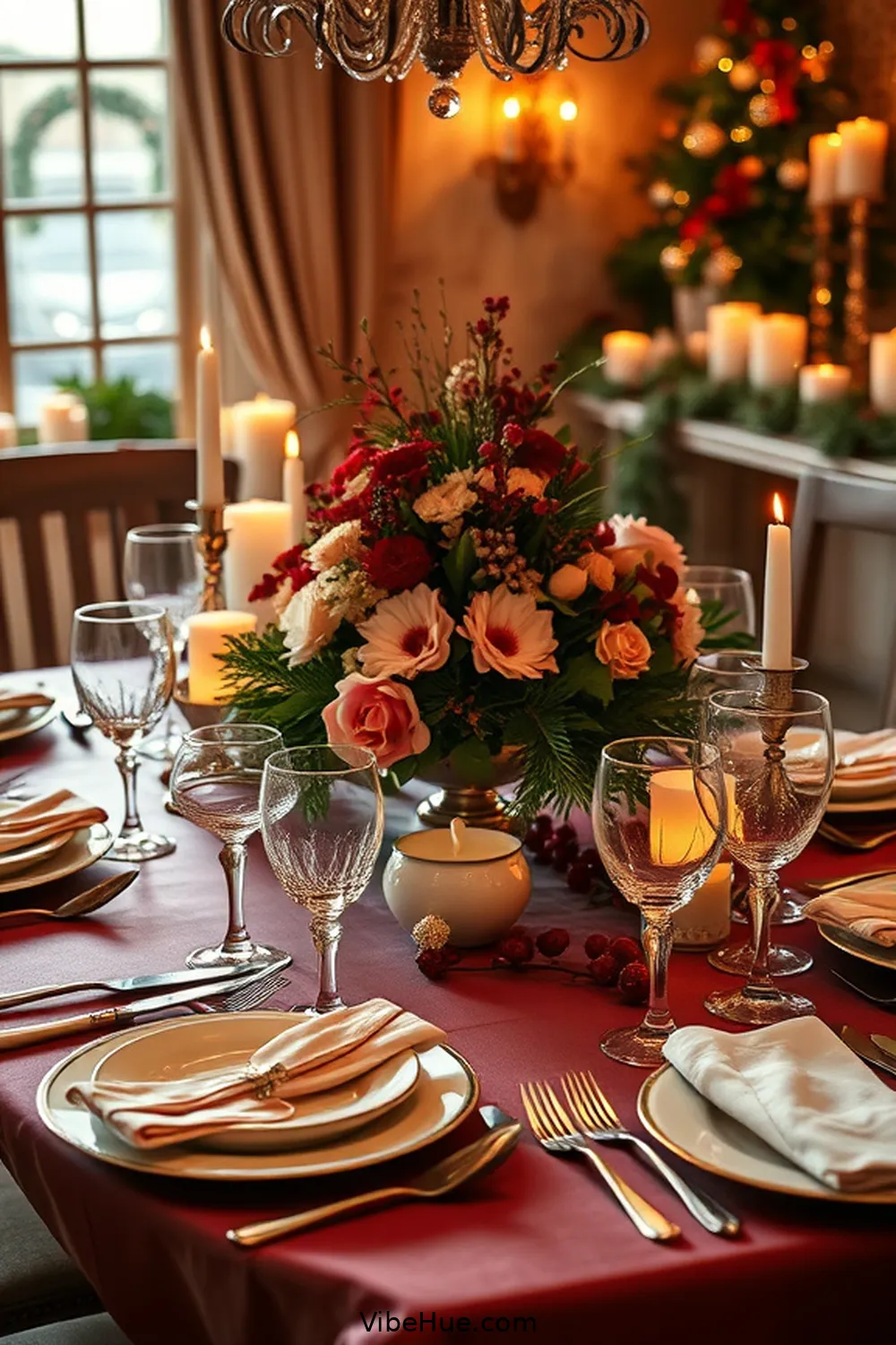 Set a Charming Place Setting for 15 Essential Decor Ideas for a Holiday Dining Room in Traditional Style
