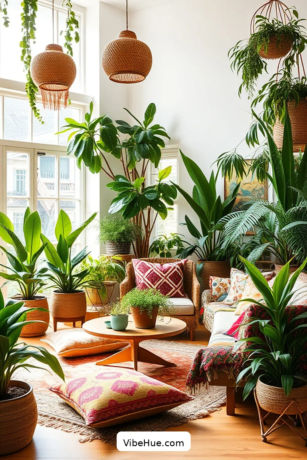 15 Essential Elements for a Bohemian Style Summer Living Room 6 Indoor Plants for Freshness for 15 Essential Elements for a Bohemian Style Summer Living Room