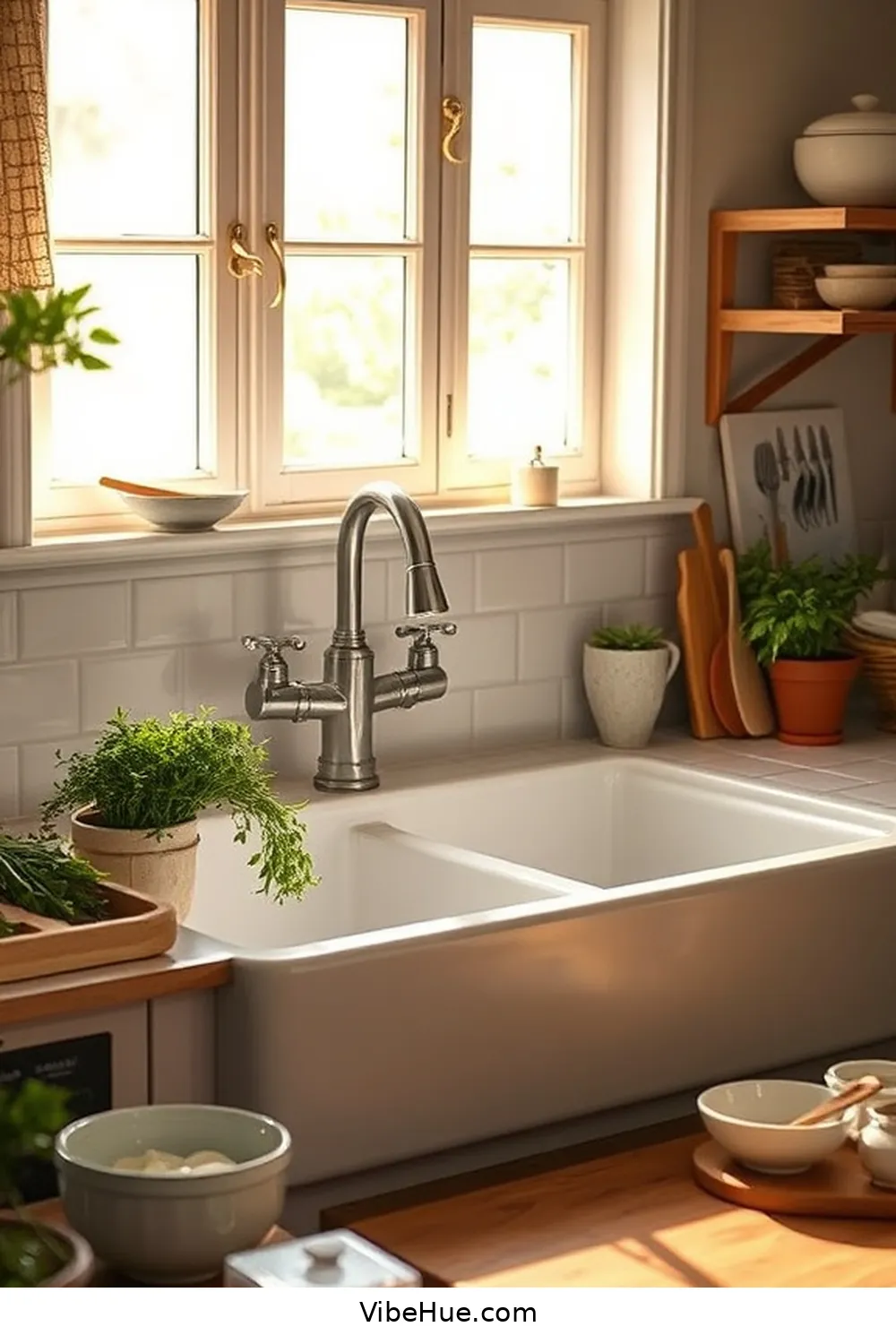 Farmhouse Sink for 15 Essentials for a Summer Kitchen in Modern Farmhouse Style