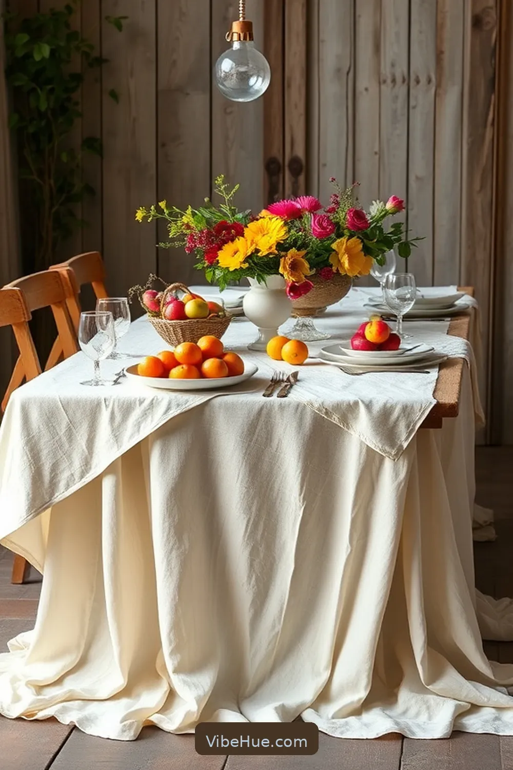 Linen Tablecloths for 15 Essentials for a Summer Kitchen in Modern Farmhouse Style