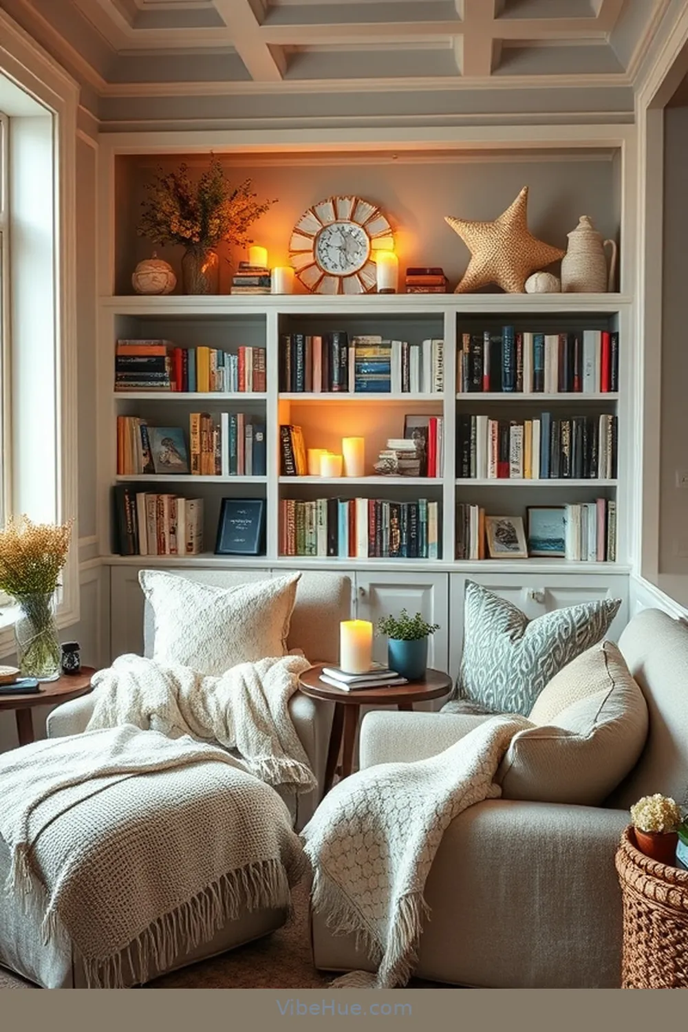 15 Essentials for a Winter Library in Coastal Style 11 Aromatic Candles: Enhance the Ambiance for 15 Essentials for a Winter Library in Coastal Style