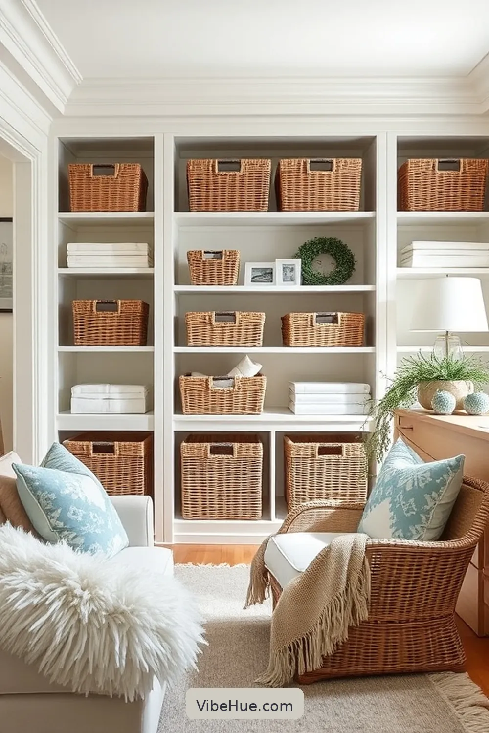 15 Essentials for a Winter Library in Coastal Style 14 Functional Decor: Stylish Storage Solutions for 15 Essentials for a Winter Library in Coastal Style