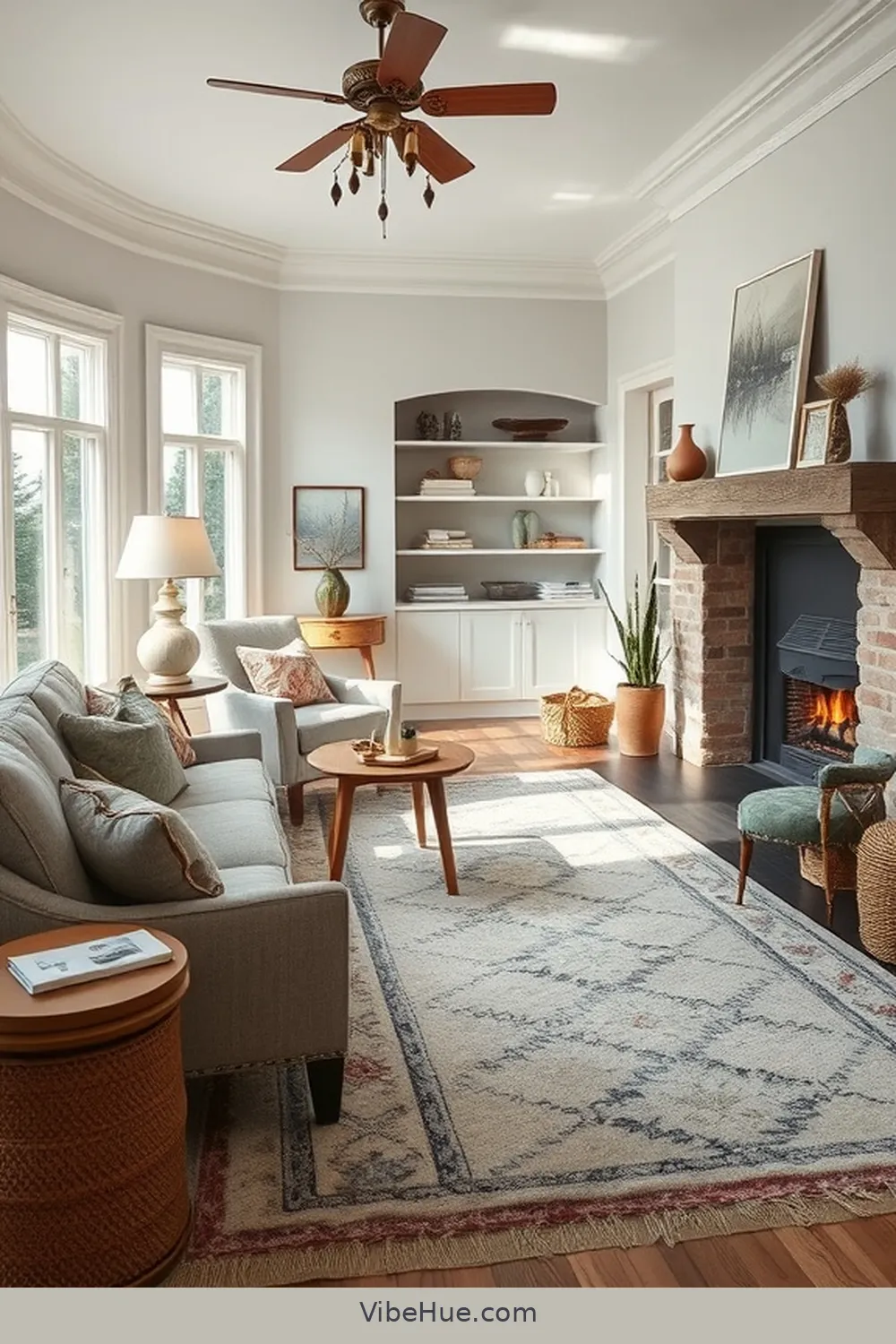 15 Essentials for a Winter Library in Coastal Style 10 Layered Rugs: Add Warmth and Texture for 15 Essentials for a Winter Library in Coastal Style