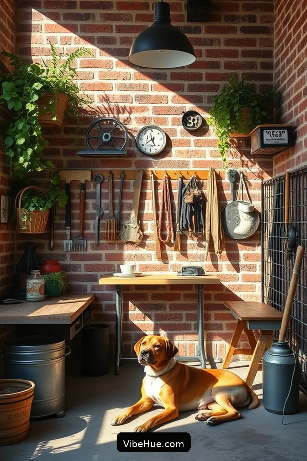 Embrace Exposed Brick Walls for 15 Ideas for an Industrial Style Summer Garage