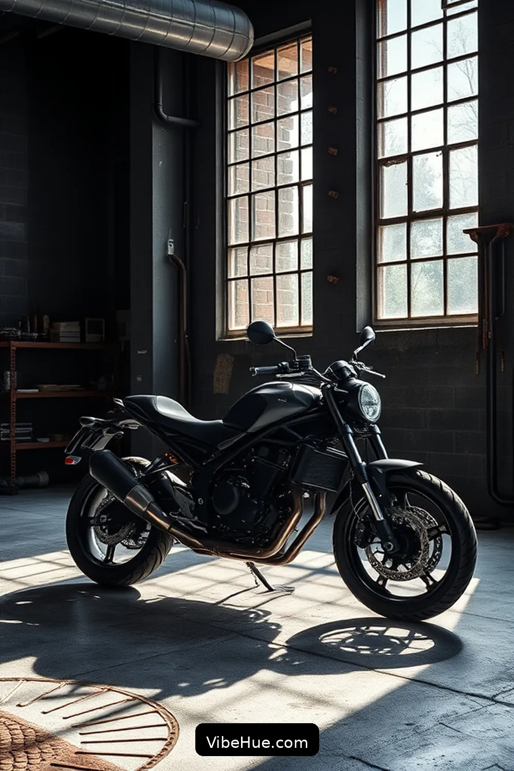 Paint With Dark, Moody Tones for 15 Ideas for an Industrial Style Summer Garage