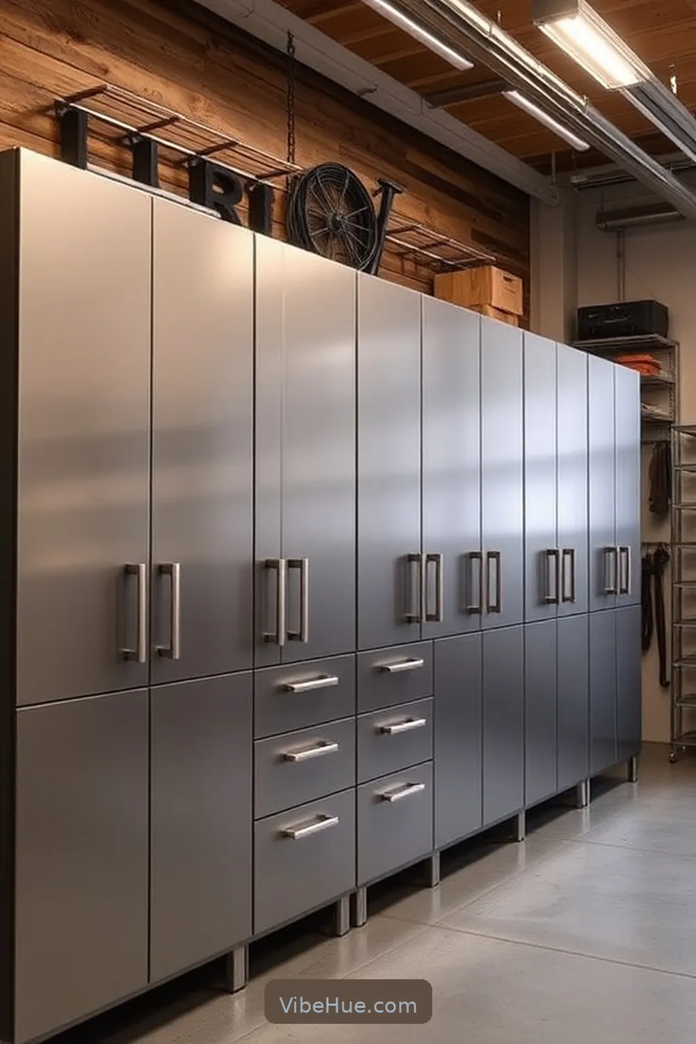 15 Must-Have Features for a Year-Round Industrial Style Garage 8 Metal Storage Cabinets for 15 Must-Have Features for a Year-Round Industrial Style Garage