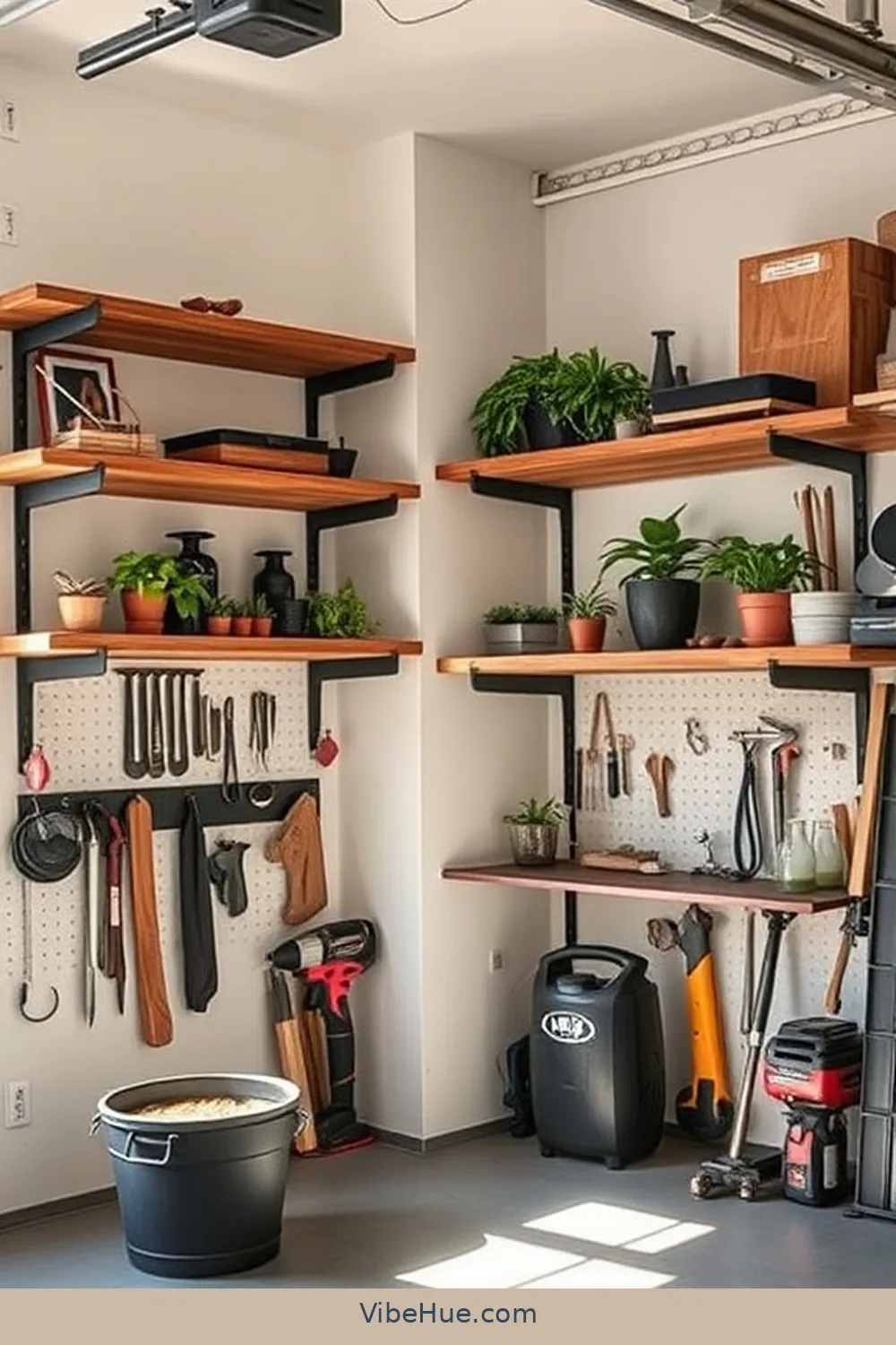 15 Must-Have Features for a Year-Round Industrial Style Garage 6 Open Shelving Units for 15 Must-Have Features for a Year-Round Industrial Style Garage
