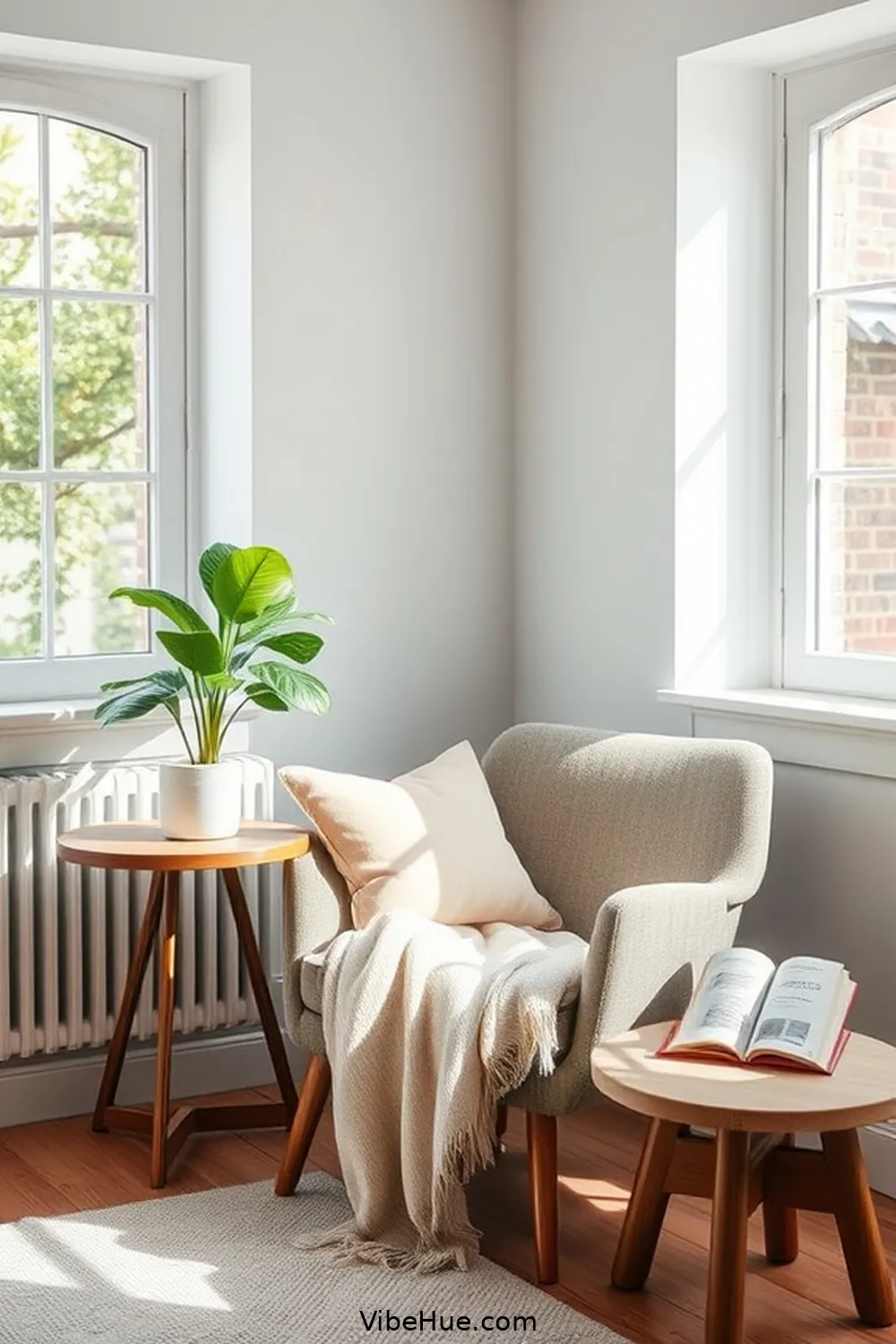 15 Tips for Creating a Summer Library in Scandinavian Style 11 Designate a Comfortable Reading Spot for 15 Tips for Creating a Summer Library in Scandinavian Style