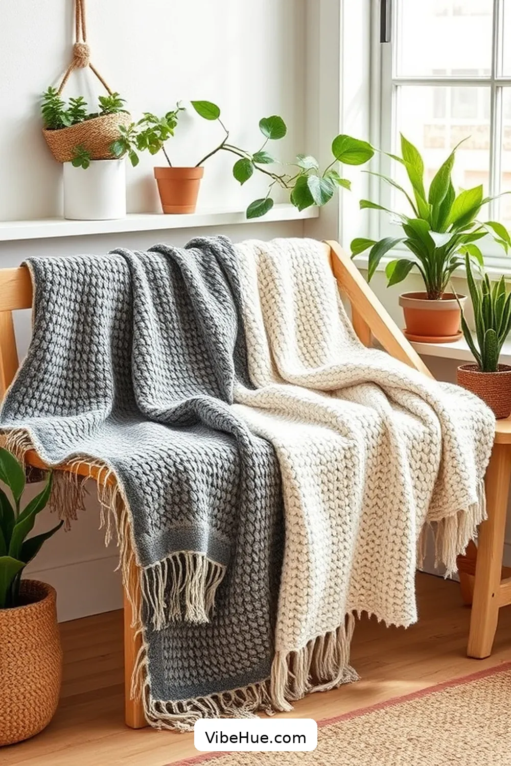 15 Tips for Creating a Summer Library in Scandinavian Style 14 Implement a Cozy Blanket Station for 15 Tips for Creating a Summer Library in Scandinavian Style