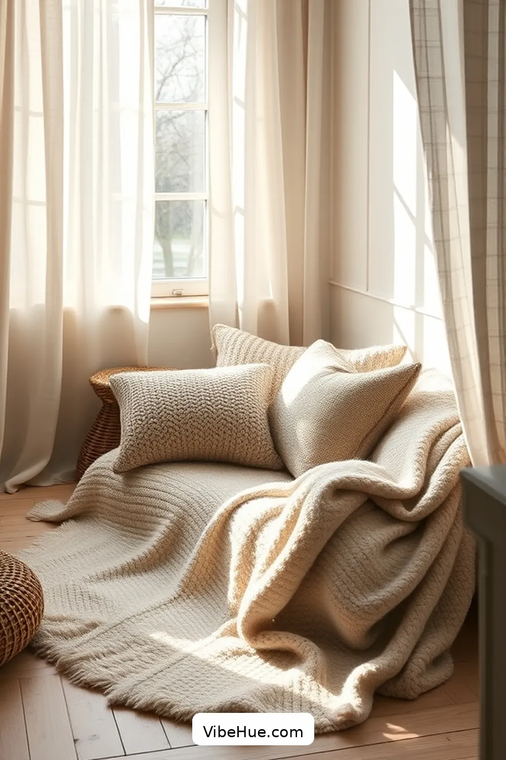 15 Tips for Creating a Summer Library in Scandinavian Style 6 Incorporate Cozy Textiles for 15 Tips for Creating a Summer Library in Scandinavian Style