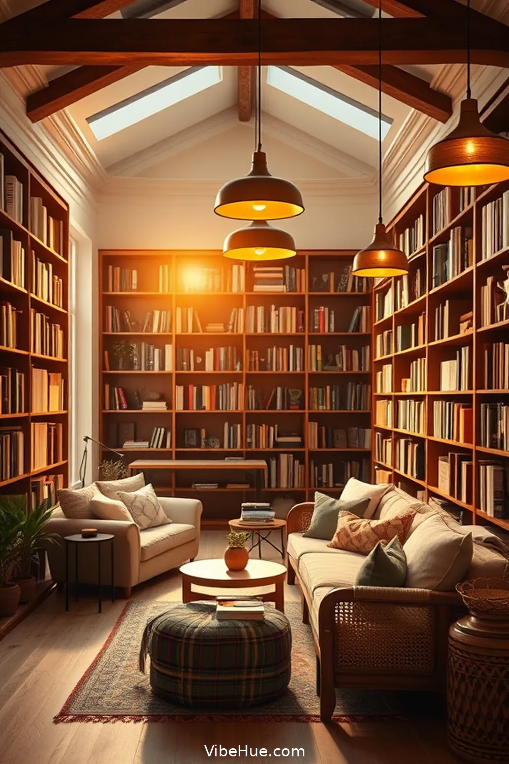 15 Tips for Creating a Summer Library in Scandinavian Style 12 Integrate Warm Lighting Options for 15 Tips for Creating a Summer Library in Scandinavian Style