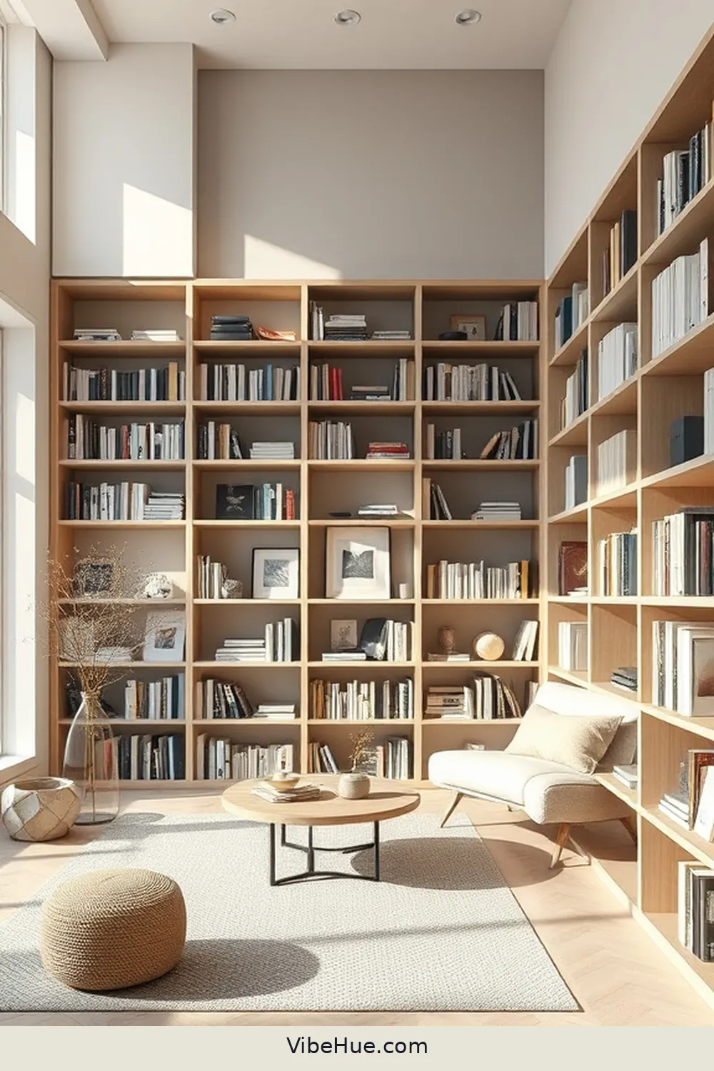 15 Tips for Creating a Summer Library in Scandinavian Style 13 Use Art and Decor Sparingly for 15 Tips for Creating a Summer Library in Scandinavian Style