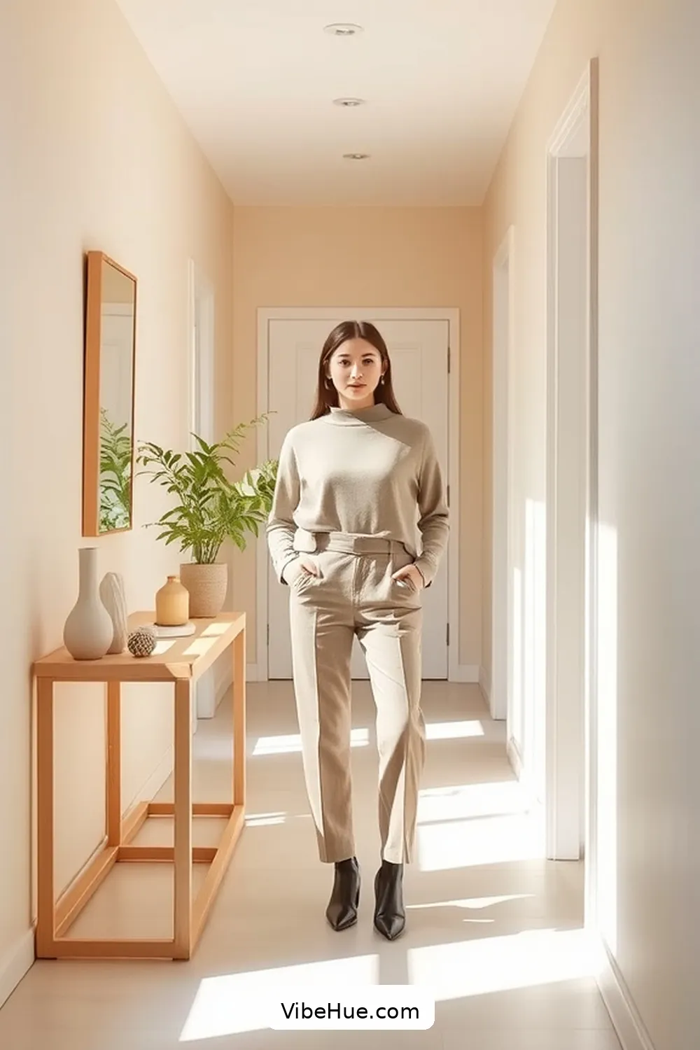 15 Ways to Achieve Summer Minimalist Style in Your Hallway 3 Choose a Neutral Color Palette for 15 Ways to Achieve Summer Minimalist Style in Your Hallway