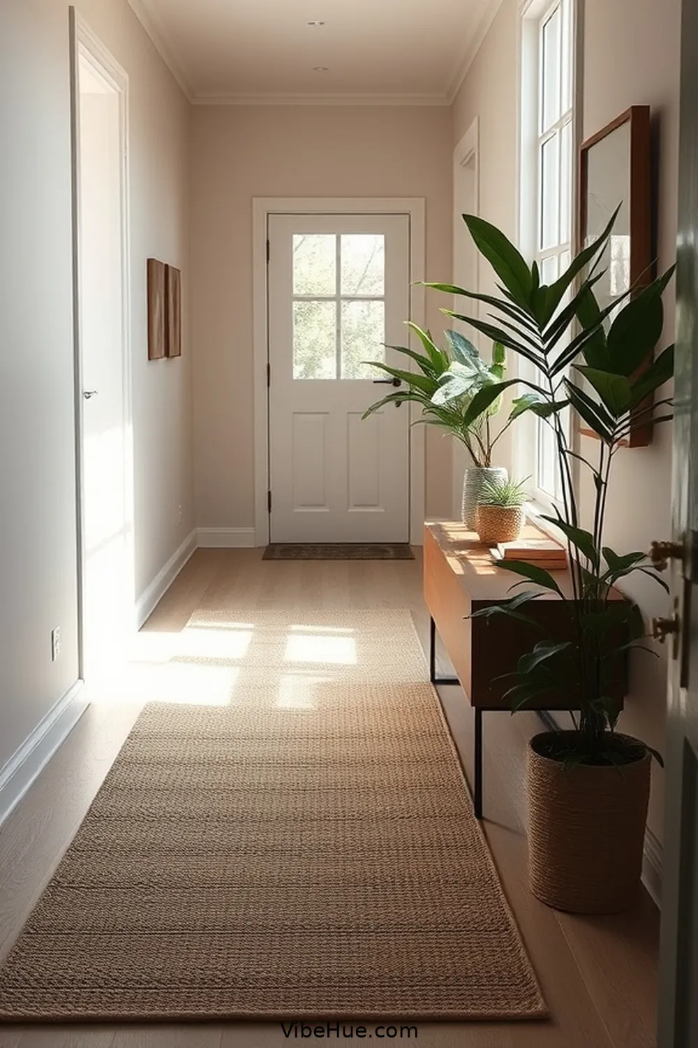 15 Ways to Achieve Summer Minimalist Style in Your Hallway 14 Choose a Simple Rug for 15 Ways to Achieve Summer Minimalist Style in Your Hallway