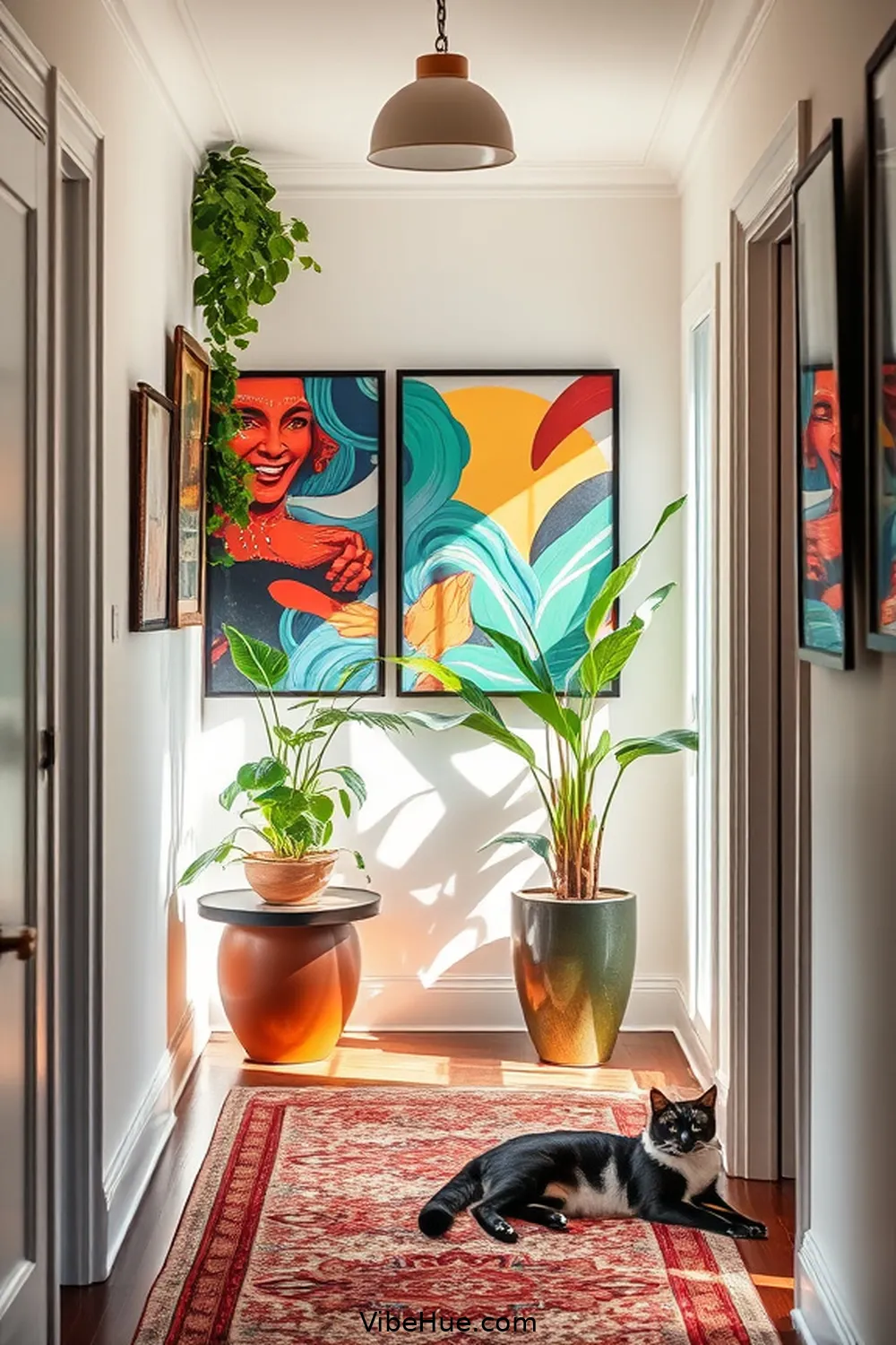 15 Ways to Achieve Summer Minimalist Style in Your Hallway 9 Create a Statement Wall for 15 Ways to Achieve Summer Minimalist Style in Your Hallway