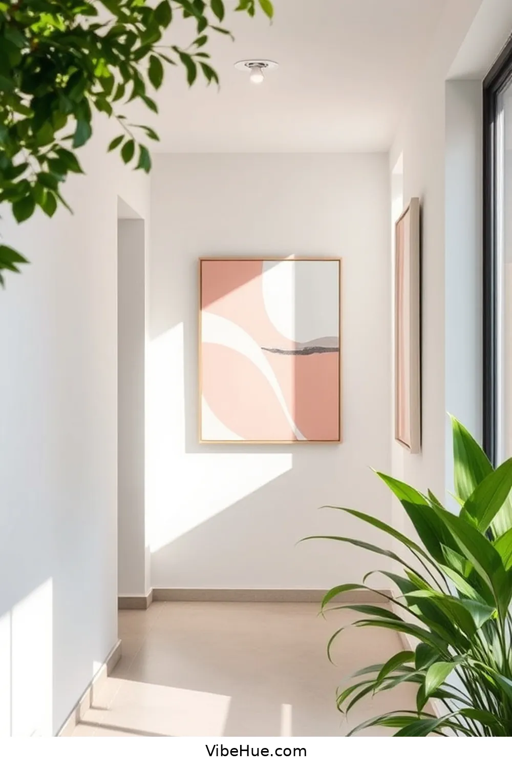 15 Ways to Achieve Summer Minimalist Style in Your Hallway 6 Use Minimalist Artwork for 15 Ways to Achieve Summer Minimalist Style in Your Hallway
