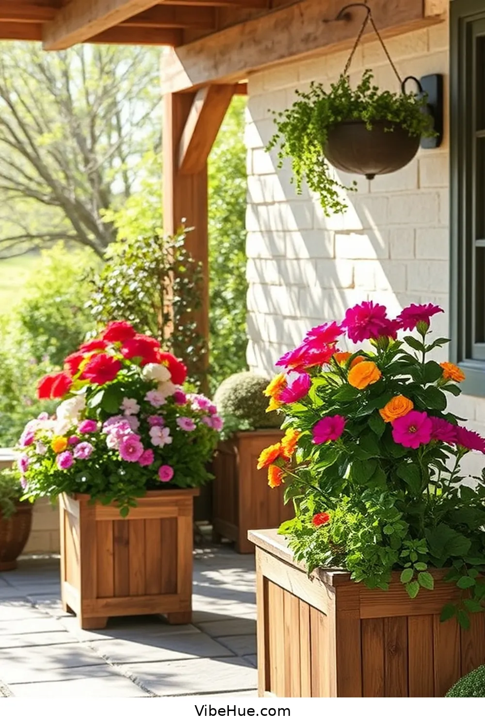 15 Ways to Create a Rustic Style Spring Outdoor Patio 10 Choose Rustic Planters for 15 Ways to Create a Rustic Style Spring Outdoor Patio