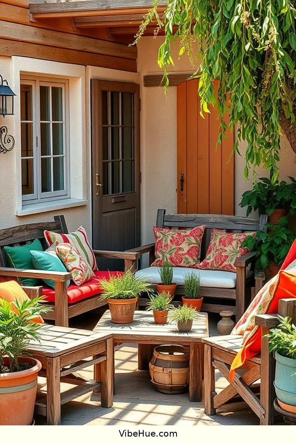 15 Ways to Create a Rustic Style Spring Outdoor Patio 12 Design a Cozy Seating Area for 15 Ways to Create a Rustic Style Spring Outdoor Patio