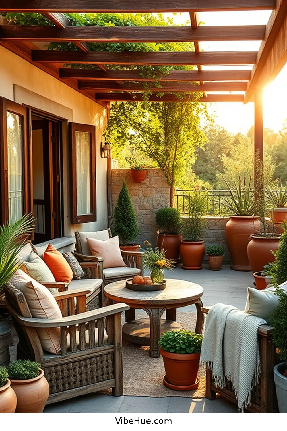 15 Ways to Create a Rustic Style Spring Outdoor Patio 7 Implement Earthy Color Schemes for 15 Ways to Create a Rustic Style Spring Outdoor Patio