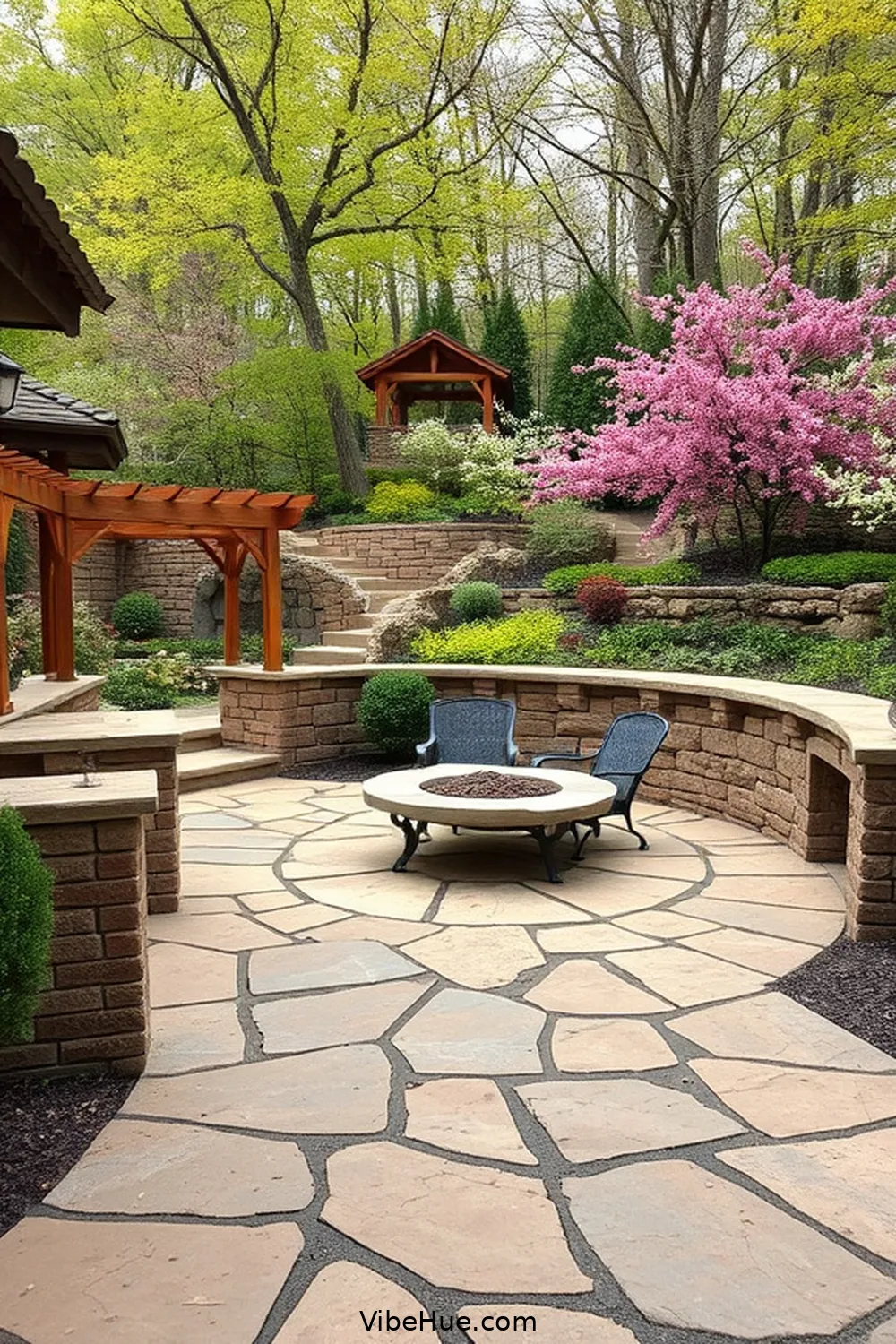 15 Ways to Create a Rustic Style Spring Outdoor Patio 3 Incorporate Stone Elements for 15 Ways to Create a Rustic Style Spring Outdoor Patio