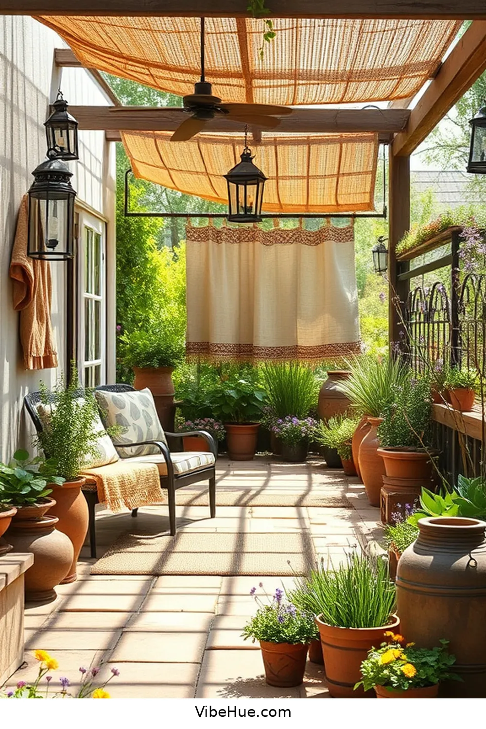 15 Ways to Create a Rustic Style Spring Outdoor Patio 16 Personalize With Decorative Accessories for 15 Ways to Create a Rustic Style Spring Outdoor Patio