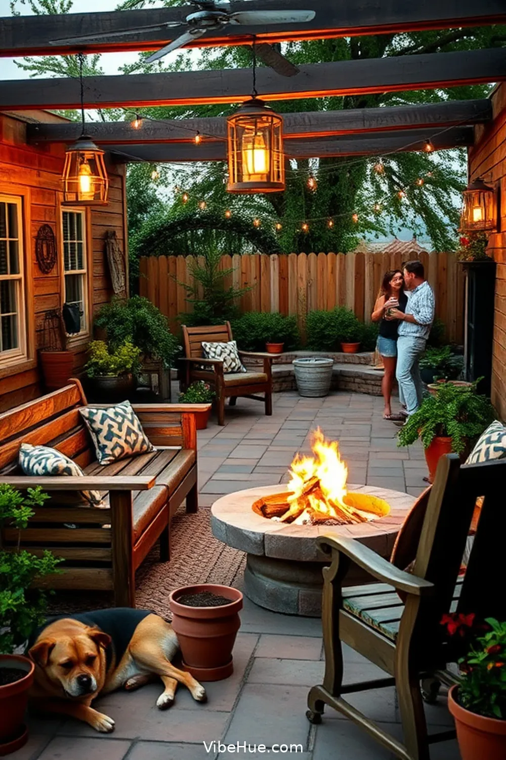 15 Ways to Create a Rustic Style Spring Outdoor Patio 11 Use Reclaimed Materials for 15 Ways to Create a Rustic Style Spring Outdoor Patio