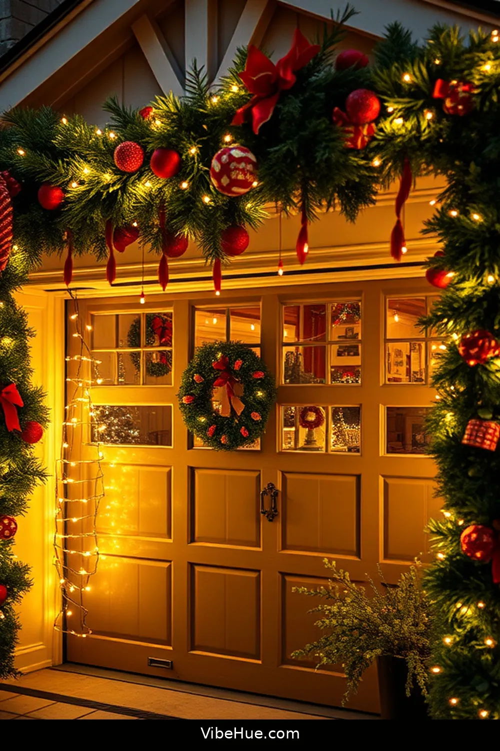 15 Ways to Create a Traditional Holiday Garage Style 2 Hang Festive Garlands for 15 Ways to Create a Traditional Holiday Garage Style