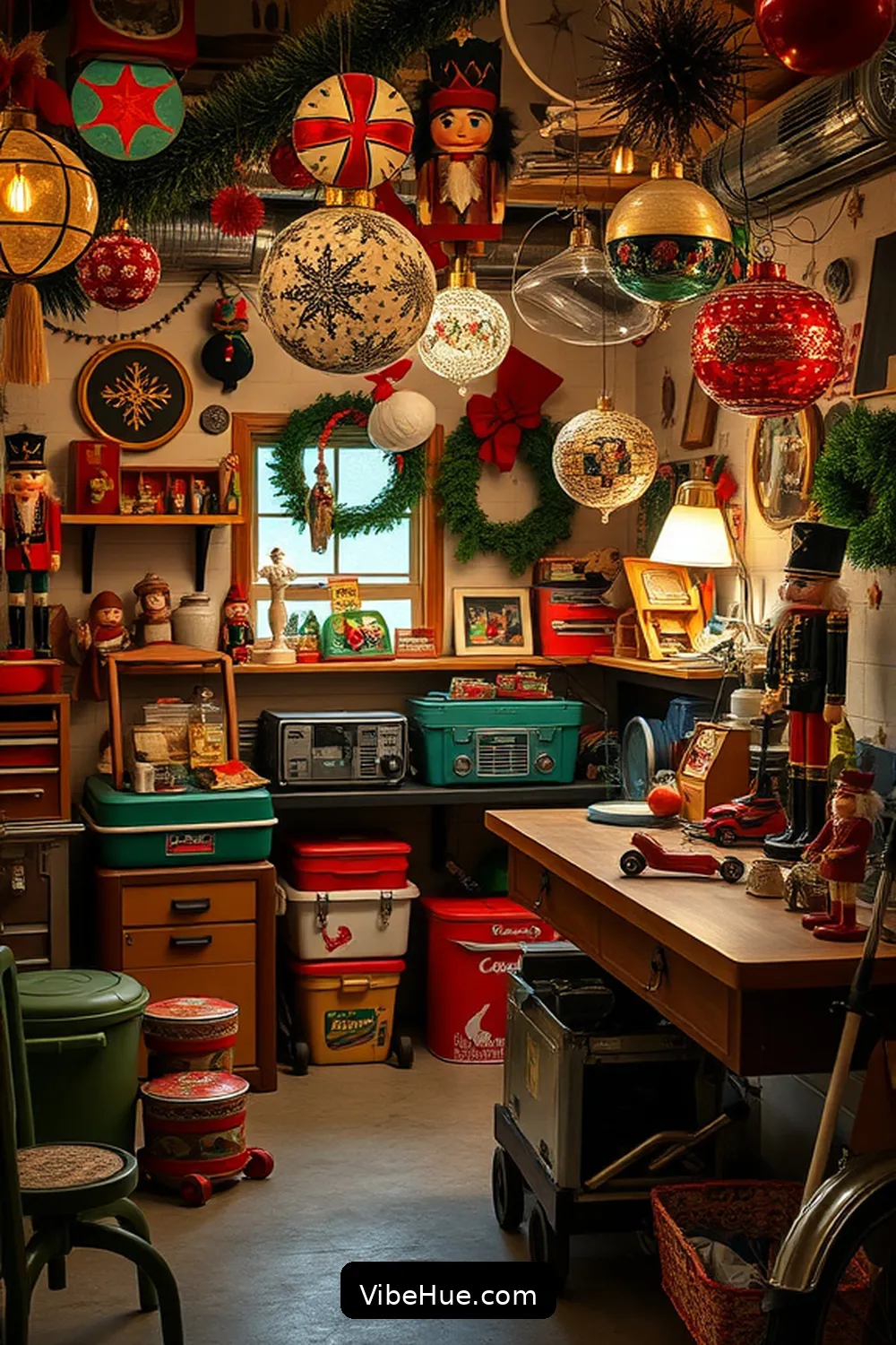 15 Ways to Create a Traditional Holiday Garage Style 12 Incorporate Vintage Holiday Decor for 15 Ways to Create a Traditional Holiday Garage Style