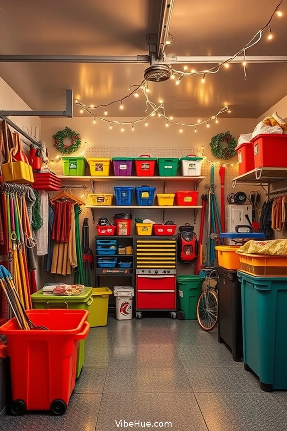 15 Ways to Create a Traditional Holiday Garage Style 15 Organize Holiday Tools and Supplies for 15 Ways to Create a Traditional Holiday Garage Style