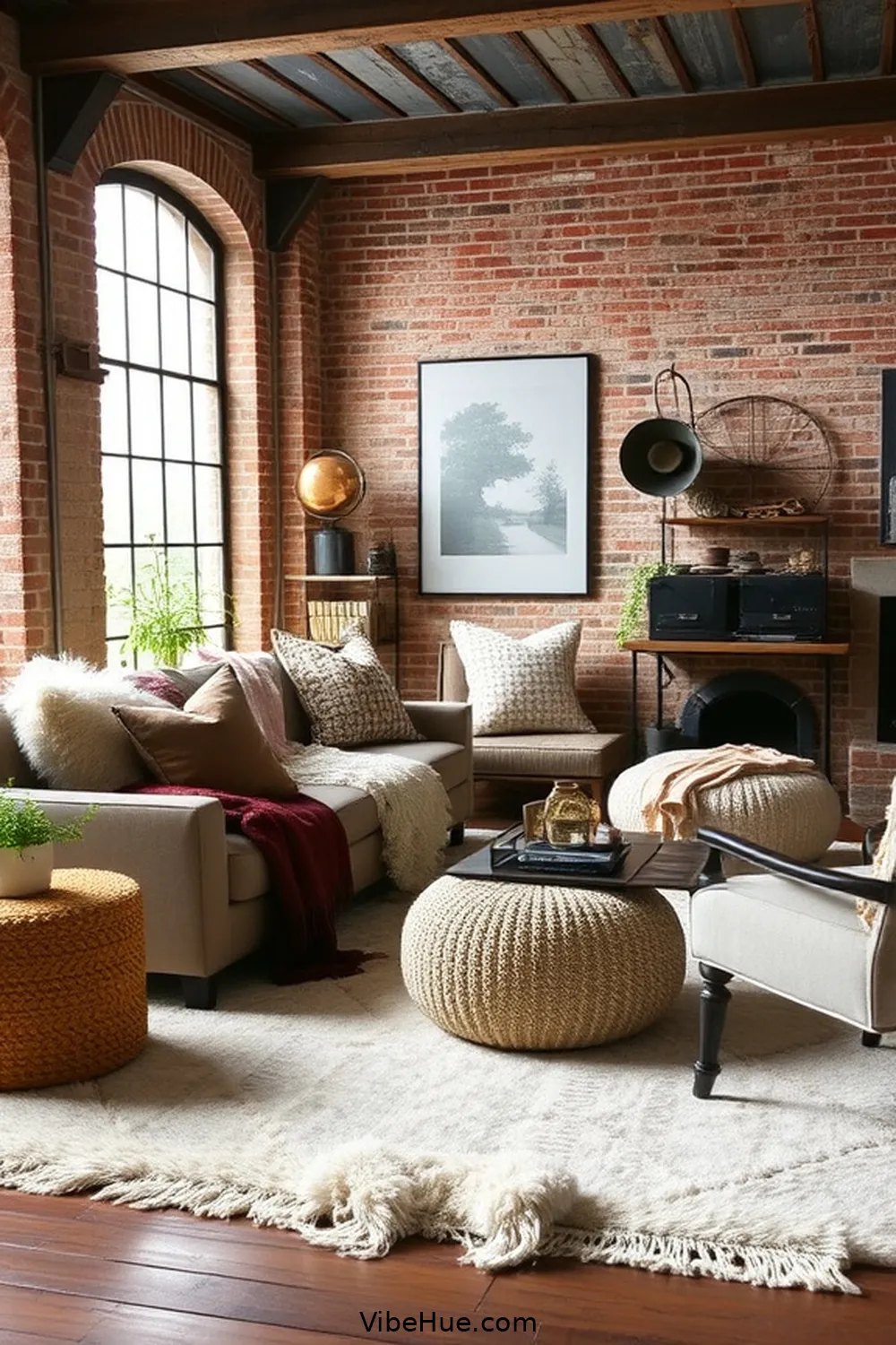 15 Ways to Style Your Spring Living Room With Industrial Style 12 Add Textured Fabrics for 15 Ways to Style Your Spring Living Room With Industrial Style