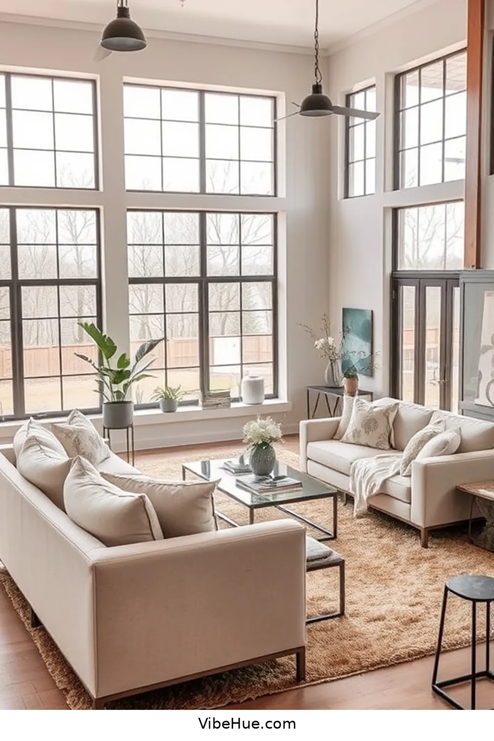 15 Ways to Style Your Spring Living Room With Industrial Style 4 Choose a Neutral Color Palette for 15 Ways to Style Your Spring Living Room With Industrial Style
