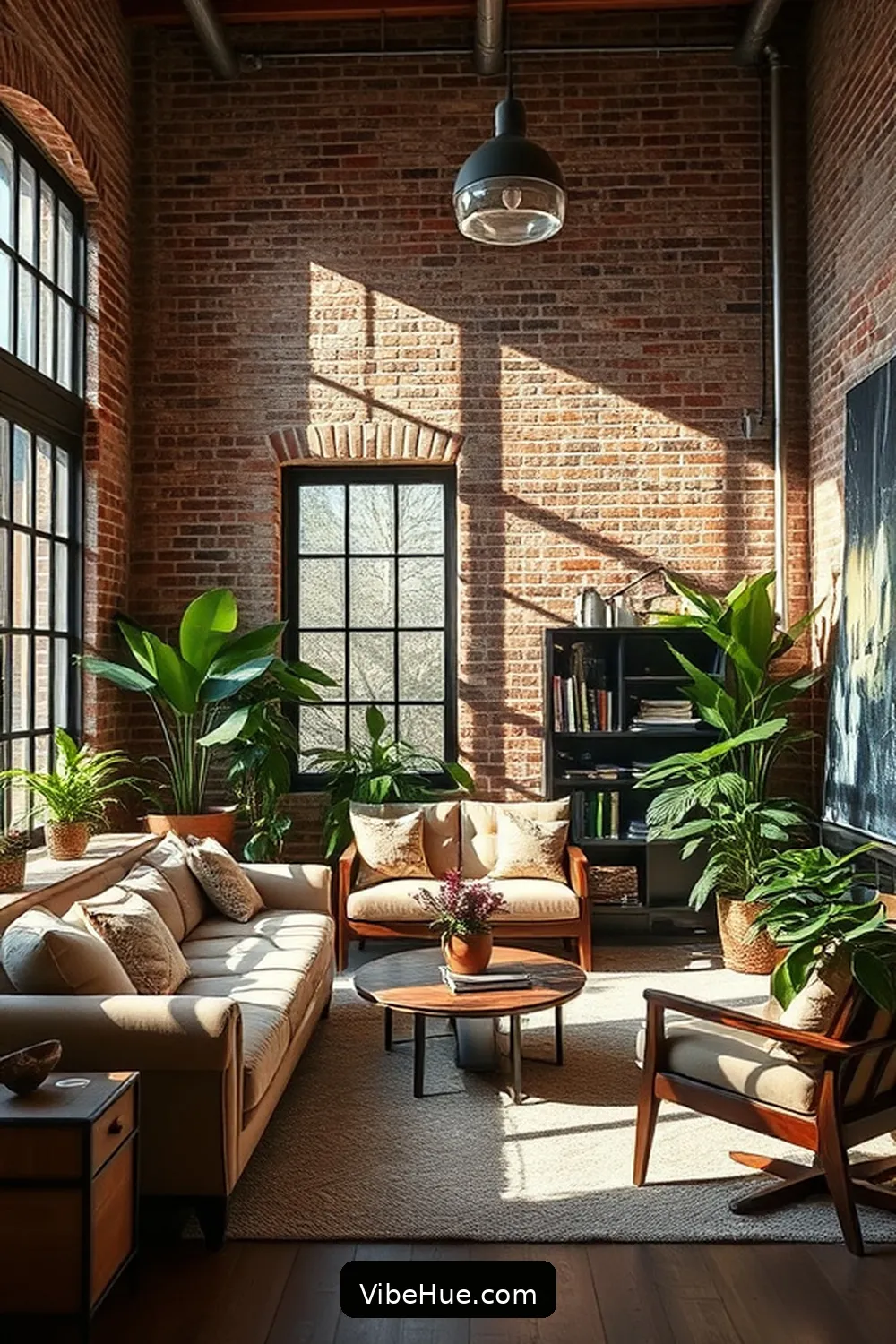 15 Ways to Style Your Spring Living Room With Industrial Style 2 Embrace Exposed Brick Walls for 15 Ways to Style Your Spring Living Room With Industrial Style