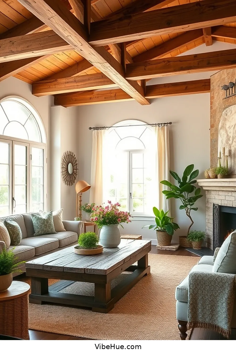 15 Ways to Style Your Spring Living Room With Industrial Style 6 Use Reclaimed Wood Elements for 15 Ways to Style Your Spring Living Room With Industrial Style