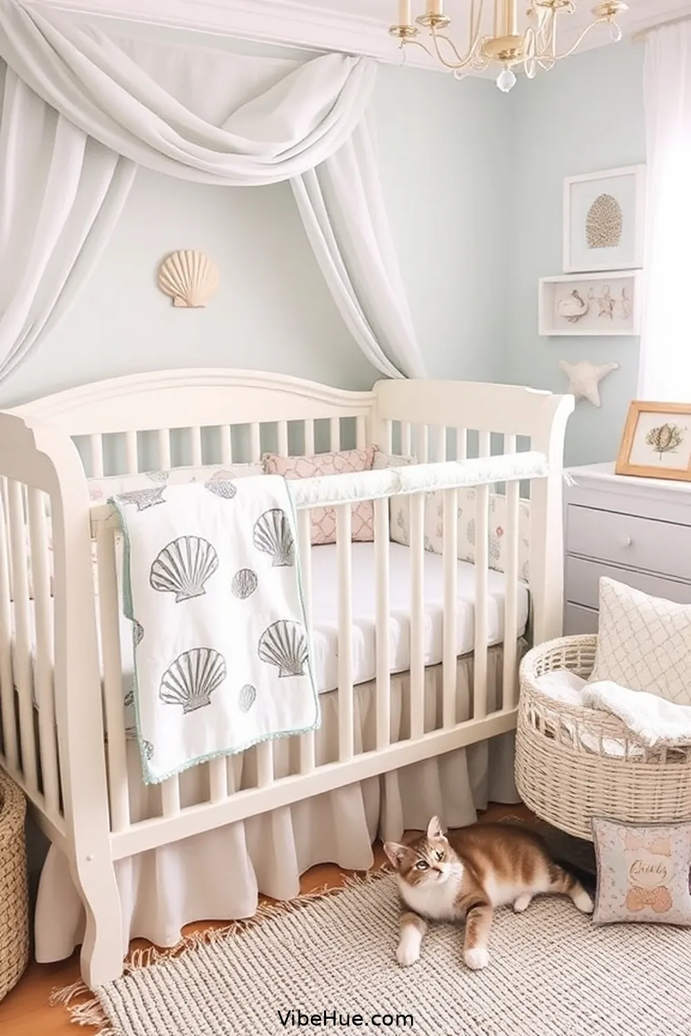 16 Coastal-Inspired Year-Round Nursery Ideas 7 Coastal-Inspired Crib Bedding for 16 Coastal-Inspired Year-Round Nursery Ideas