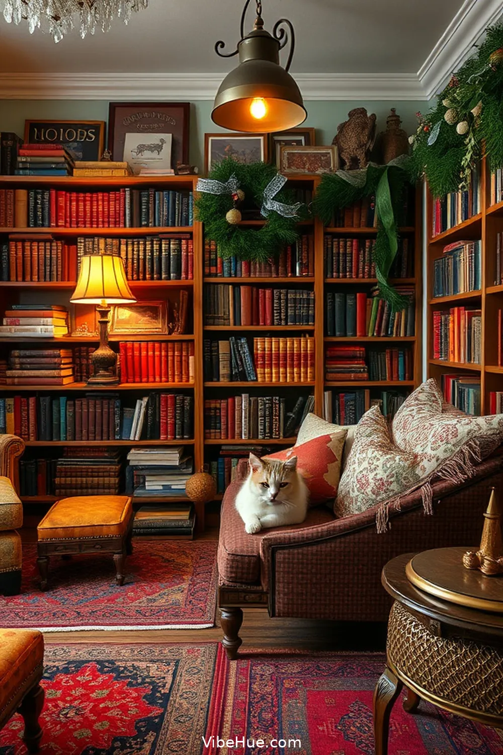 16 Cozy Bohemian Style Decor Ideas for Your Holiday Library 9 Vintage Finds and Accents for 16 Cozy Bohemian Style Decor Ideas for Your Holiday Library