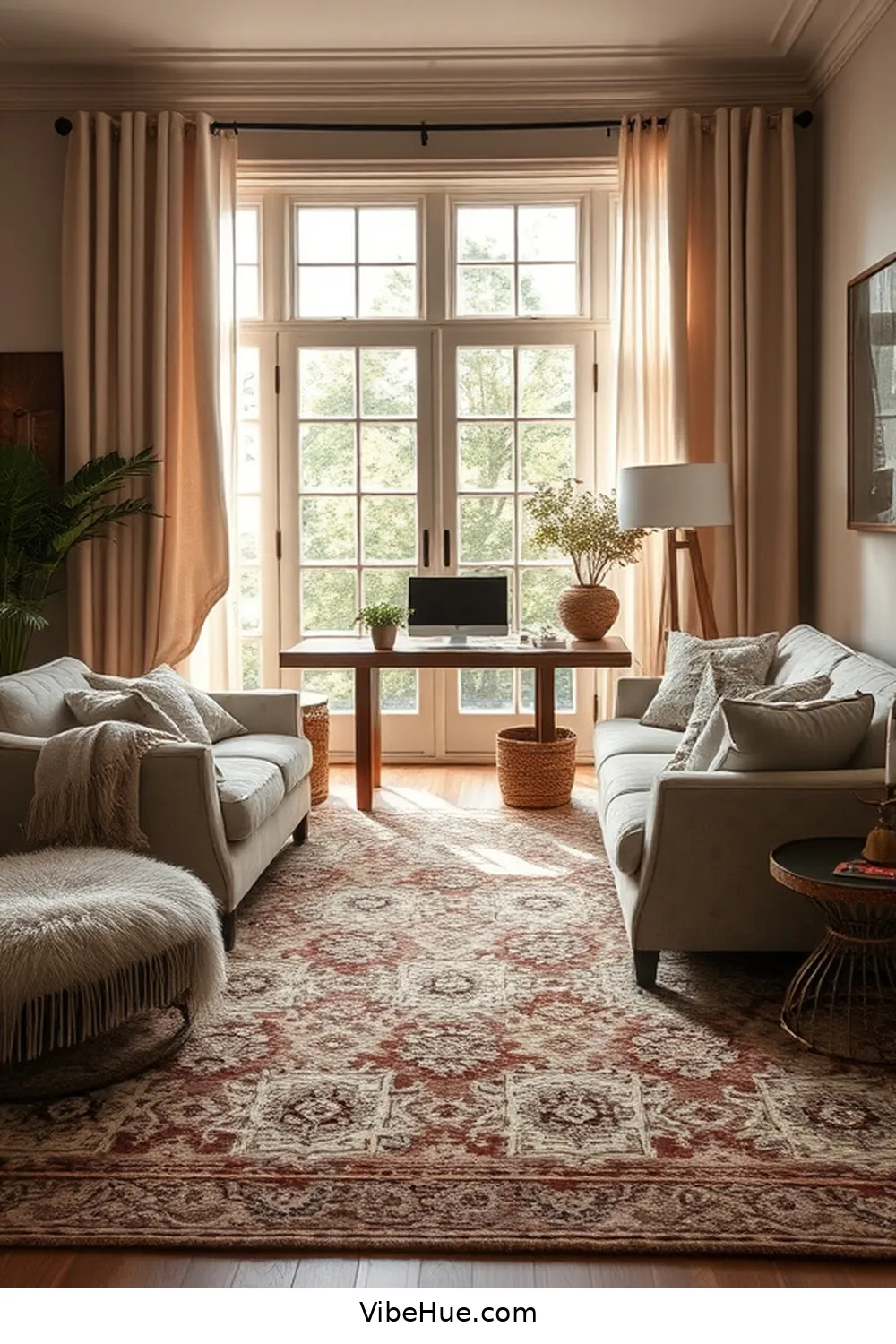 16 Essential Elements for a Summer Home Office in Traditional Style 16 Cozy Area Rugs for 16 Essential Elements for a Summer Home Office in Traditional Style