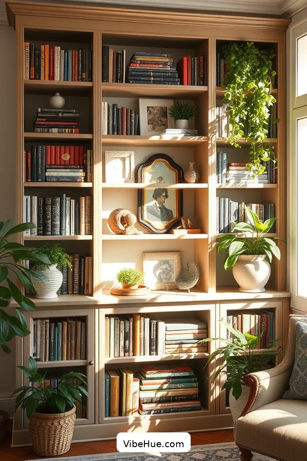 16 Essential Elements for a Summer Home Office in Traditional Style 7 Decorative Bookcases for 16 Essential Elements for a Summer Home Office in Traditional Style