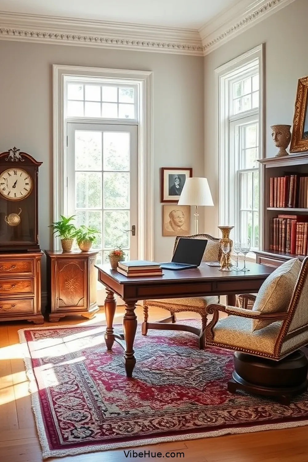 16 Essential Elements for a Summer Home Office in Traditional Style 8 Vintage Accessories for 16 Essential Elements for a Summer Home Office in Traditional Style