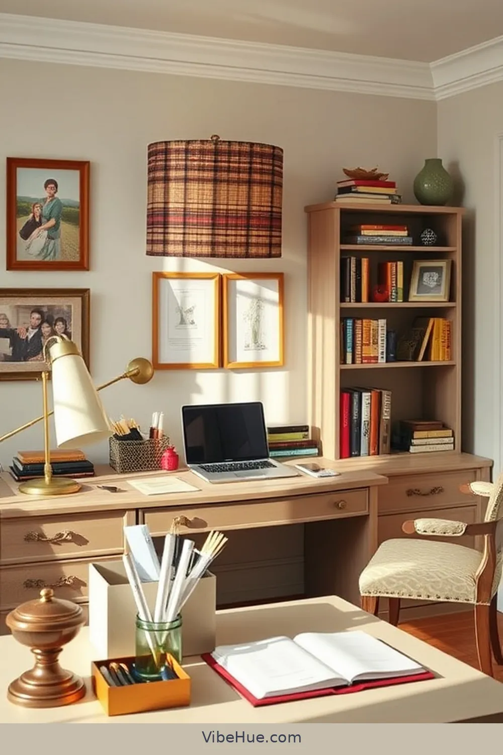 Coordinated Accessories for 16 Essential Elements for a Year-Round Traditional Home Office Style