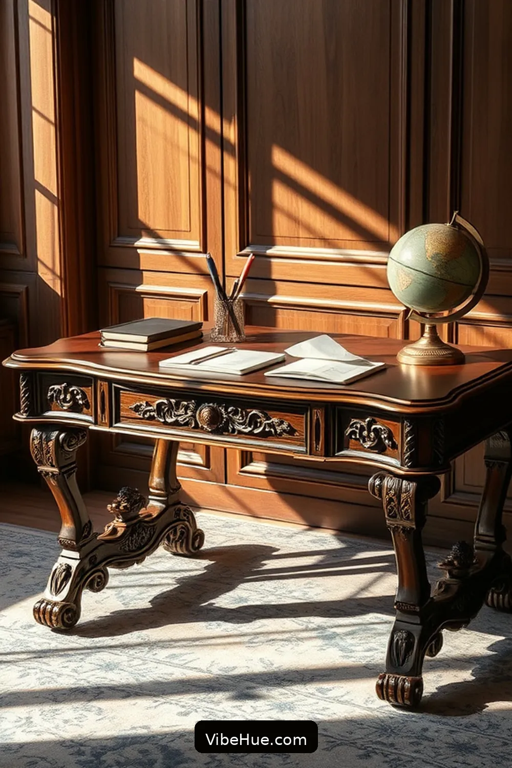 Elegant Desk Choices for 16 Essential Elements for a Year-Round Traditional Home Office Style