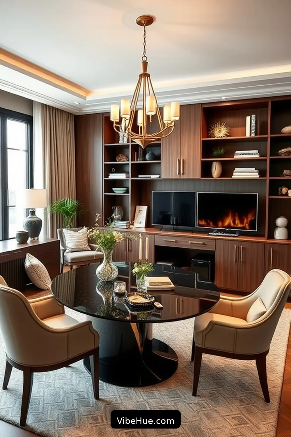 Multi-functional Furniture for 16 Essential Elements for a Year-Round Traditional Home Office Style