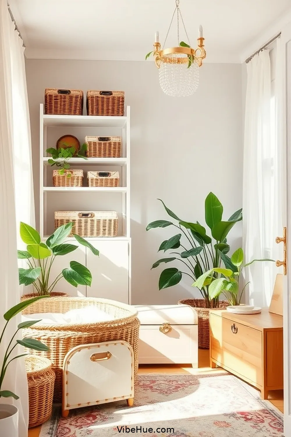16 Key Elements for a Summer Nursery in Traditional Style 11 Functional Storage Solutions for 16 Key Elements for a Summer Nursery in Traditional Style