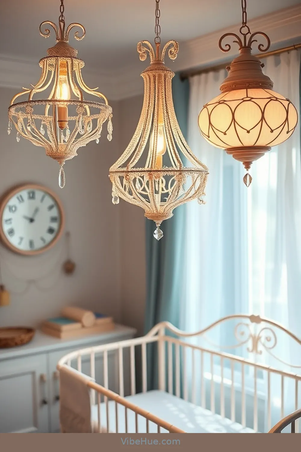 16 Key Elements for a Summer Nursery in Traditional Style 7 Soft Lighting Fixtures for 16 Key Elements for a Summer Nursery in Traditional Style