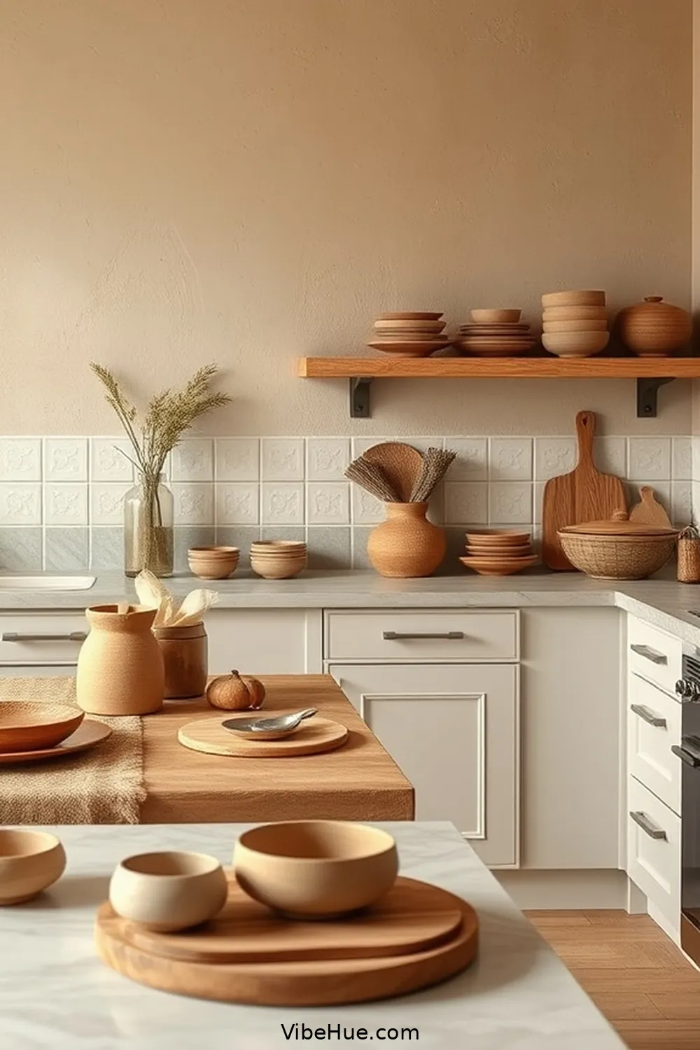 16 Minimalist Fall Kitchen Decor Ideas for Cozy Style 2 Embrace Earthy Color Palettes for 16 Minimalist Fall Kitchen Decor Ideas for Cozy Style