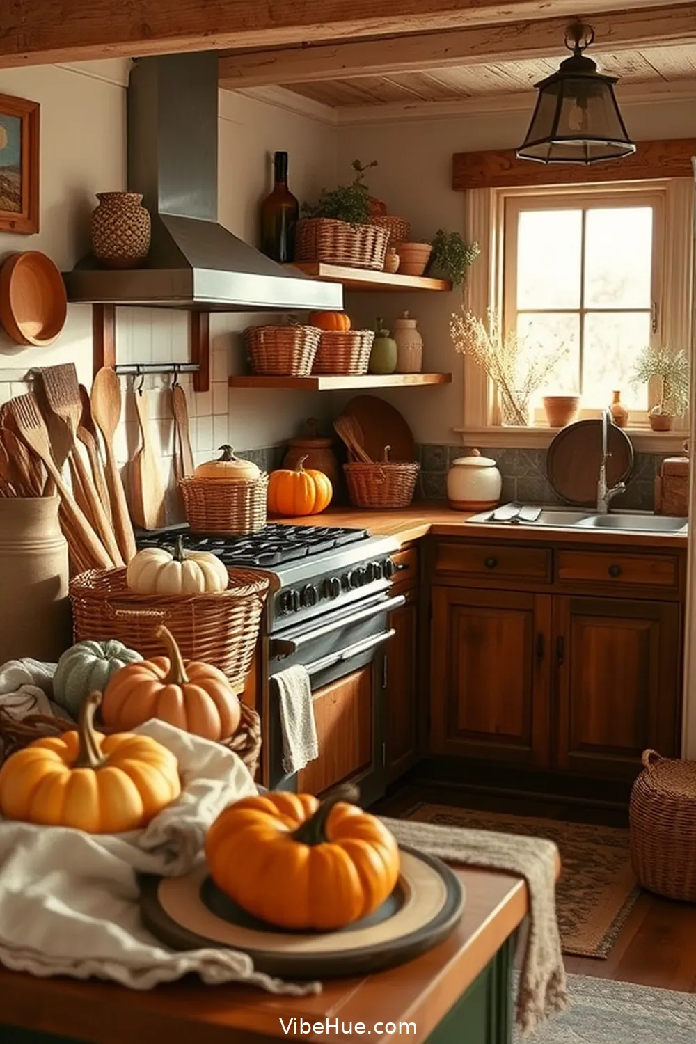 16 Minimalist Fall Kitchen Decor Ideas for Cozy Style 3 Incorporate Natural Materials for 16 Minimalist Fall Kitchen Decor Ideas for Cozy Style